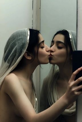 Skinny teen Punjabi girls kissing