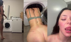 Stepsis Sophie Blacc Gets Fucked While Being Stuck In Washing Machine