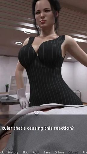 Shemale Doctor Giving Handjob To 18 Plus Max Big Cock   Clip 1