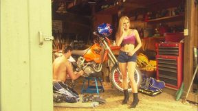 dominica leoni gets fucked in the garage