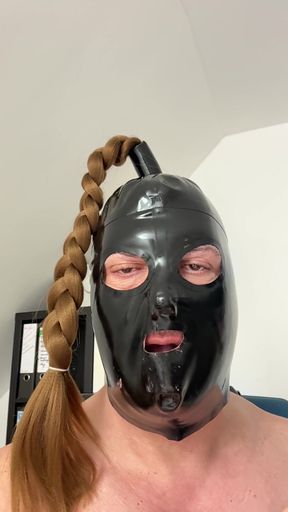 Sissy training <br />
the little bitch