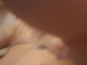 Masturbating with Cum Shot
