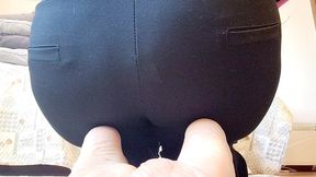 vacuum cleaner nozzle in the ass