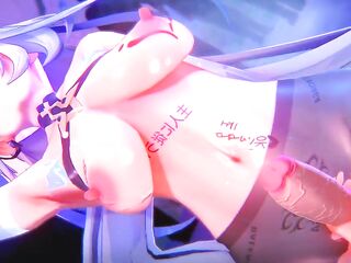 Skirk x Lumine Shemale hentai Sex - Genshin Impact