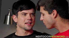 Elliot Finn surprised his boyfriend Dakota Payne with a hot threesome Valentines gift