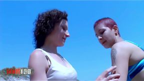 2 french lesbians fuckin in the beach - MMM100