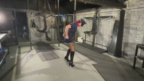 Sexy cop Sarah Wild cuffed and Gagged