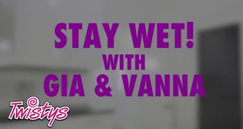 Gia Derza Teases Vanna Bardot's Sensual Curves with Sun-Kissed Affection
