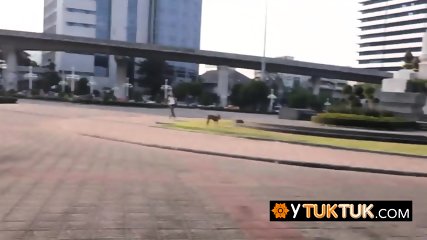 TATTOOED Asian TEEN smashed bareback by PERVERT