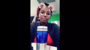 Hot Black Ebony Girl Sucking On Big Dick&#x1F346; at Stepdad's Private&#x1F92B; Guest House - Jhodez1's Naughty&#x1F608; Video Calls