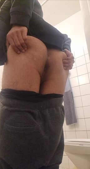 Horny soft ass guy bending over his tasty ass