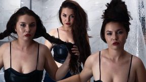 Lots of spray & Hair Styles