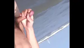 Barefoot Masturbation on the Beach: Naked Outdoor Orgasm in the Surf – Gay XXX