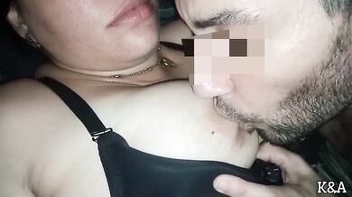 My Husband Gets Choked By Big Natural Tits All Day Amateur Couple MILF