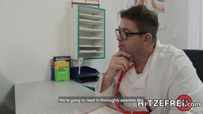 Curious Encounter: Busty Blonde MILF Gets a Check-Up from Her Doctor - Featuring Lana Vegas!