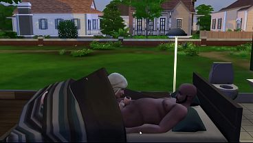Sims 4 - More daily life and having sex on the table and bed