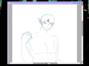 Speed Paint - Sesshomaru el amo bonito