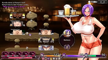 Busty Bar Maid has an interesting night gig - Karryn&#039_s prison gameplay