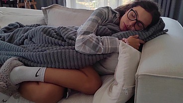 Step Daughter jerks off for parents' Hard Sex!