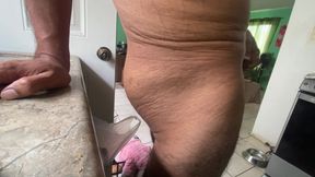 In the Kitchen Prepping Your Lunch