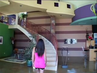 Kaiya Lynn: a Sublime Oriental Hotty Screwed Hard on the Stairs