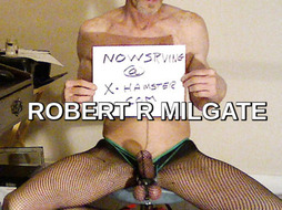 ROBERT RICHARD MILGATE TOTALLY EXPOSED WEARING BLACK FISHNET PANTYHOSE AND HIGH HEELS