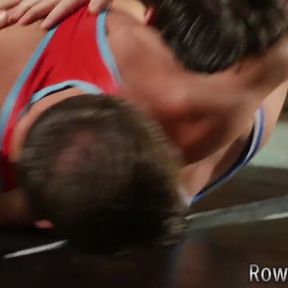 Gay Wrestler Riding Raw