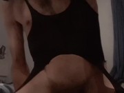 Me gusta follarme vestido con ropa intima de mujer