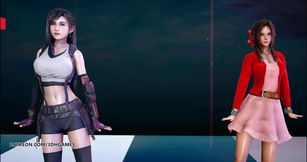 Berry good - Mellow Mellow, Tifa Lockhart Aerith, sexy striptease final fantasy 7 remake ff7