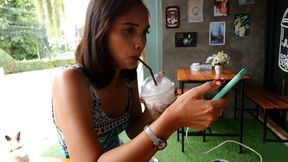 Thai GF morning blowjob and coffee after