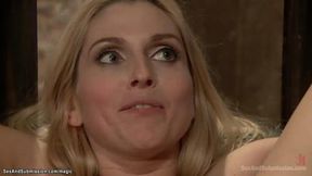 Master John Strong disciplines two big tits slaves Christie Stevens and Tori Avano then in bondage anal fucks them with huge dick in private dungeon