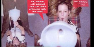 Drinking urine slugs from thirsty strangers at a grimy mall, yeah