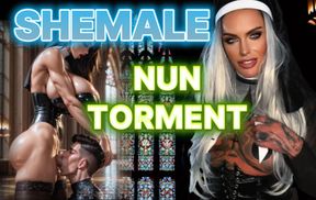 Shemale Nun Torment: Relive Your Altar Boy Nightmares and Beg for Mercy