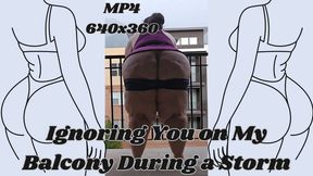 SSBBW Rachel Ignores You While Watching a Storm MP4 640x360