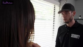 Shady Security Lends His Cock To Armani Black For Protection