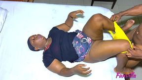 ebony thick ass ex girlfriend came visiting