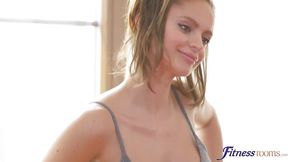 Czech chick gets giant dick in missionary and doggystyle