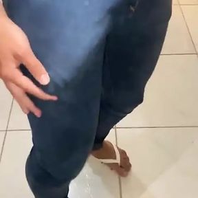 Trying to Hide My Dick Inside My Pants so My Friends Don&#039;t See It Hard