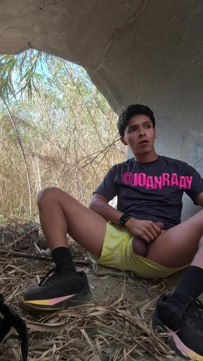 Pulling it in the bush