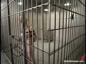 Sexy nurse gets her feet worshipped in prison