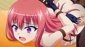 Busty Redhead Tied Up Punished by Dominant Sensei in Hentai Class