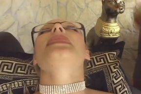 A Blonde Slut in Stockings Enjoys a Massive Cock in Her Wet Pussy