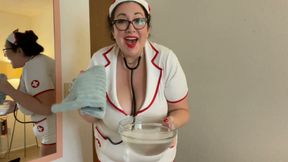 Nurse Jayne Dirty Sponge Bath Fantasy