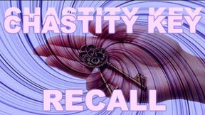 Chastity Key Recall: Lock your cock away FOREVER