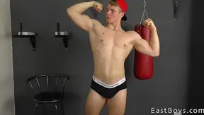 Young Muscle Craves First Gay Experience: Steamy Audition Full of Desire – 18+