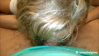 Toilet Blowjob in the Train