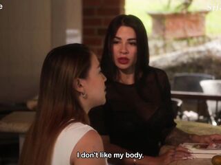 Master lesbo Silvana Lee desires to train her student how to eat twat - Clip three