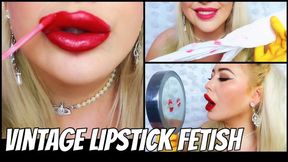 Taboo Vintage Step-Mommy Applies Lipstick