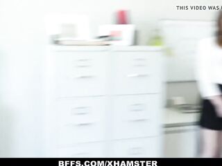 Interns share dong with their Boss'