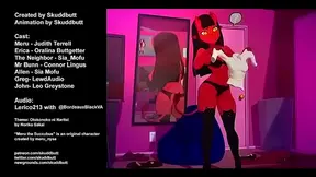 Horny Anime MILF Takes Giant Dick in Explosive Orgasm Fantasy Scene